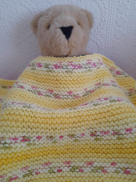Knitted Blanket Lemon Blanket Baby Lemon Peel Crochet Baby Blanket