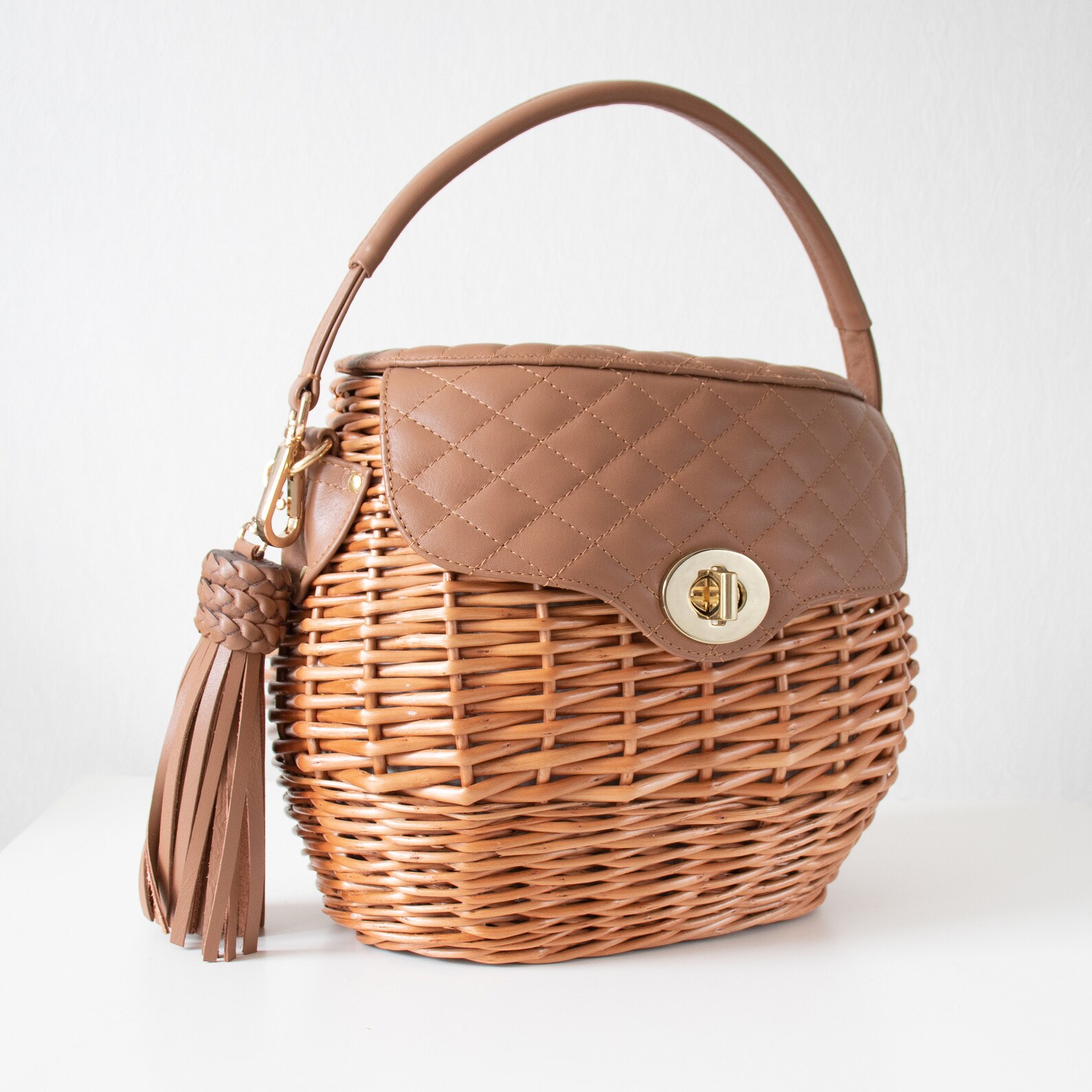 Wicker Purse Handwoven Willow Handbag Small Wicker Bag Etsy