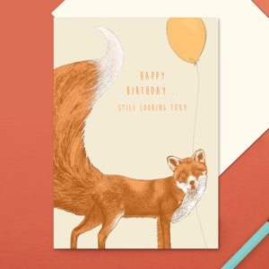 Fuchs Geburtstagskarte- Karten für Freund- Lustige Karte