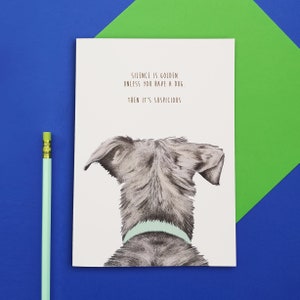 Carte de chien - Carte de voeux pour chien - Carte d'anniversaire pour animaux de compagnie - Carte d'anniversaire pour chien