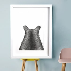 Bear Print - A4 Bear Illustration - Wildlife Print