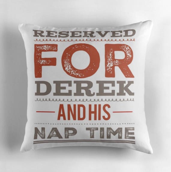 Nan//Gran//Mum Personalised Cushion Reserved for. Any Name Reading Chair Gift.