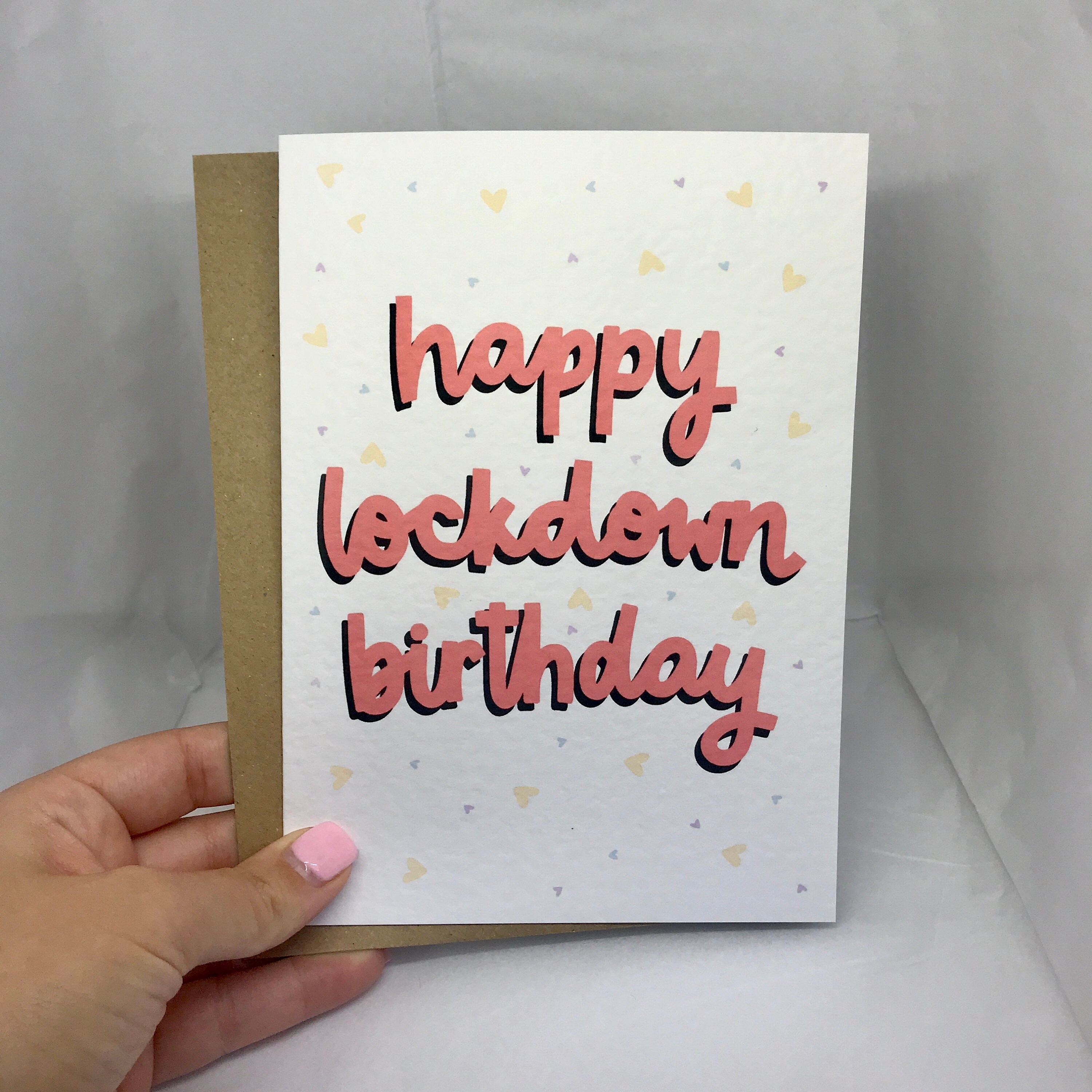 Happy lockdown birthday greetings card birthday card Etsy