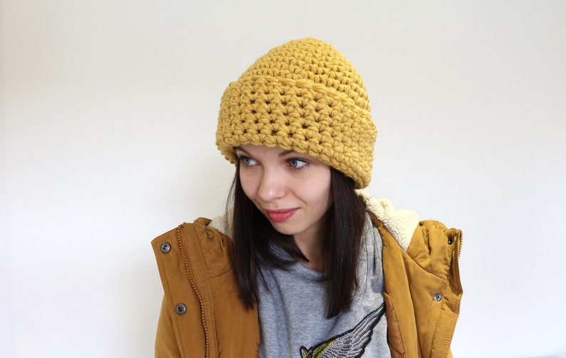 Wool chunky hat Hipsters wool hat Hand knit hat Wool ski hat Mum fall gift Oversized wool hat Woman oversized hat Ladies chemo hat
