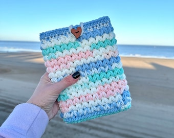Kindle case Kindle sleeve Book sleeve Kindle cover Kindle accessories Kindle skin Book case Crochet kindle pouch Ebook cover