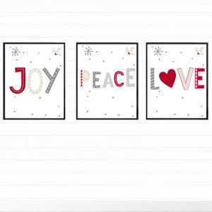 Christmas Home Decor Printable Wall Art Digital Download - Etsy