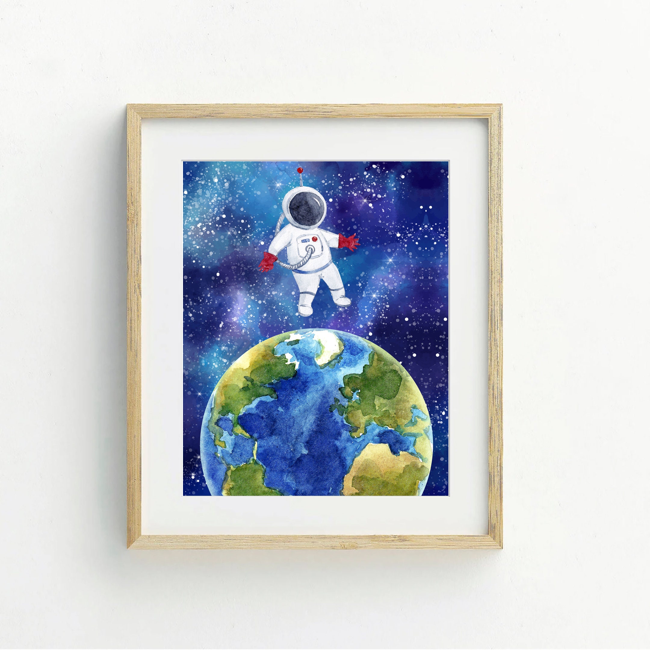 Printable Outer Space Nursery Wall Art Prints: Planets, Rocket ...