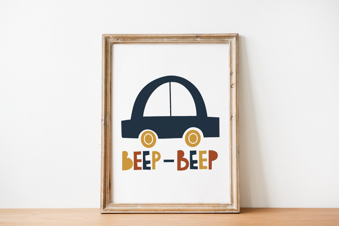 Printable Wall Art for Toddler Boy Bedroom Decor Digital Etsy