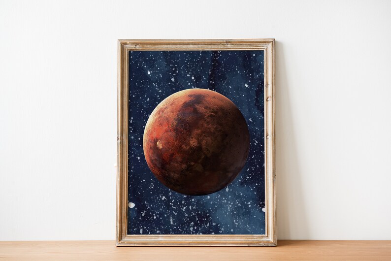 Printable Planets Wall Art Set Digital Download Art Prints - Etsy