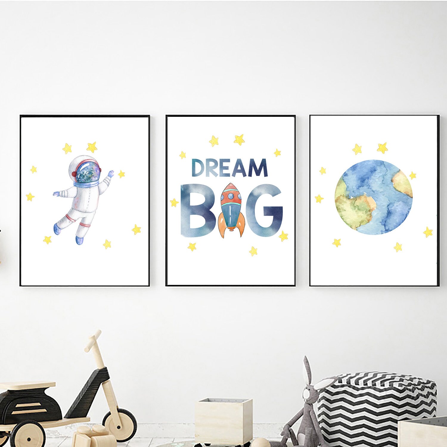 Outer Space Wall Art Printable Wall Art Digital download Etsy