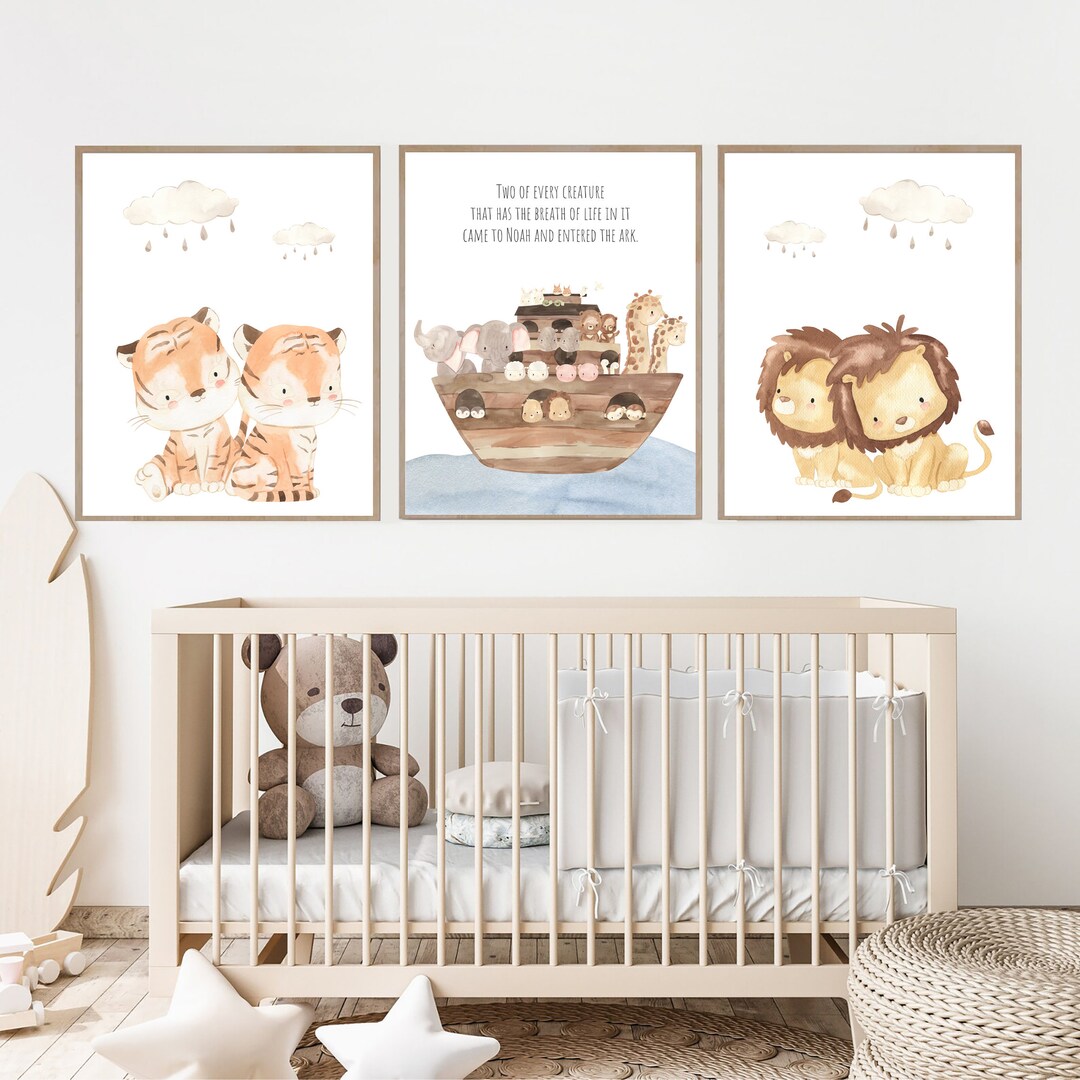 Noah's Ark Prints Printable Wall Art Digital Download - Etsy