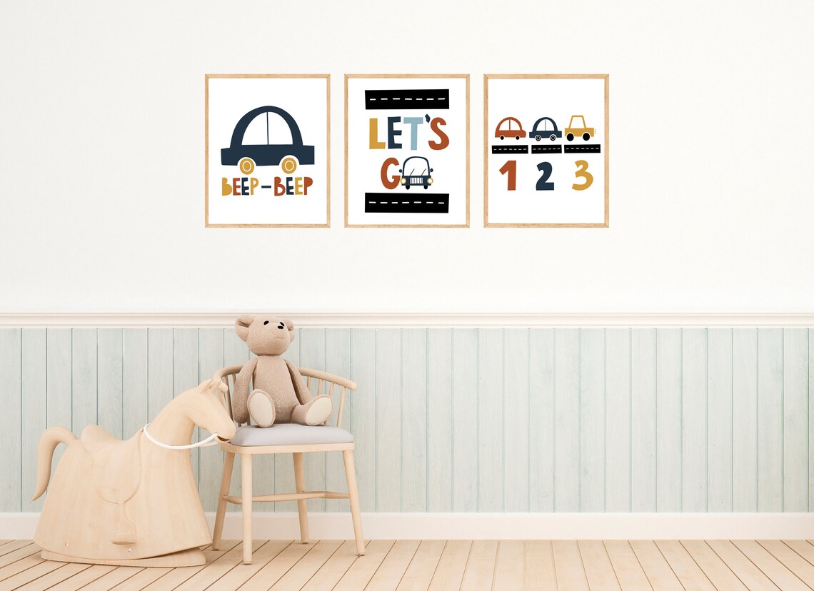 Printable Wall Art for Toddler Boy Bedroom Decor Digital Etsy