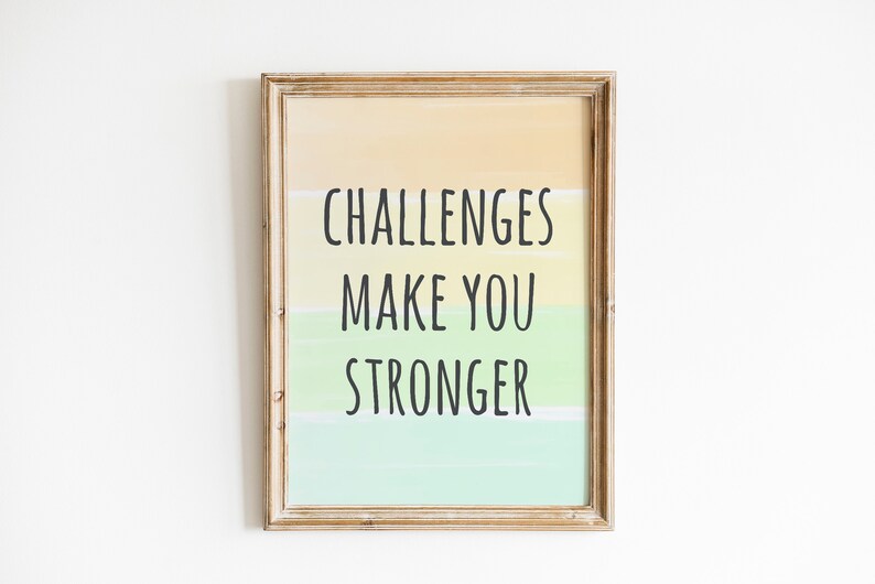 Motivational Printable Wall Art Set for Kids Digital - Etsy