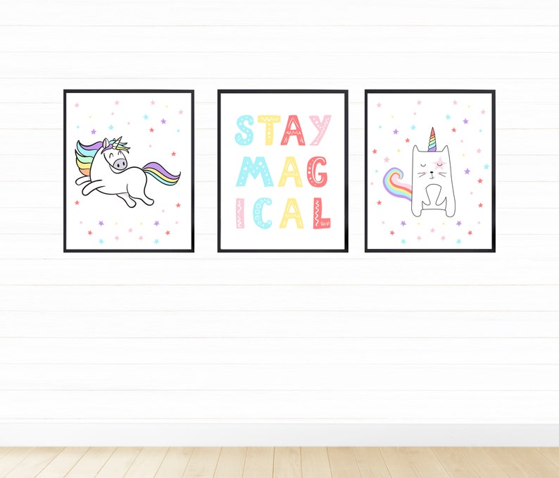 Girl Printable Wall Art Set for Bedroom Decor Digital - Etsy