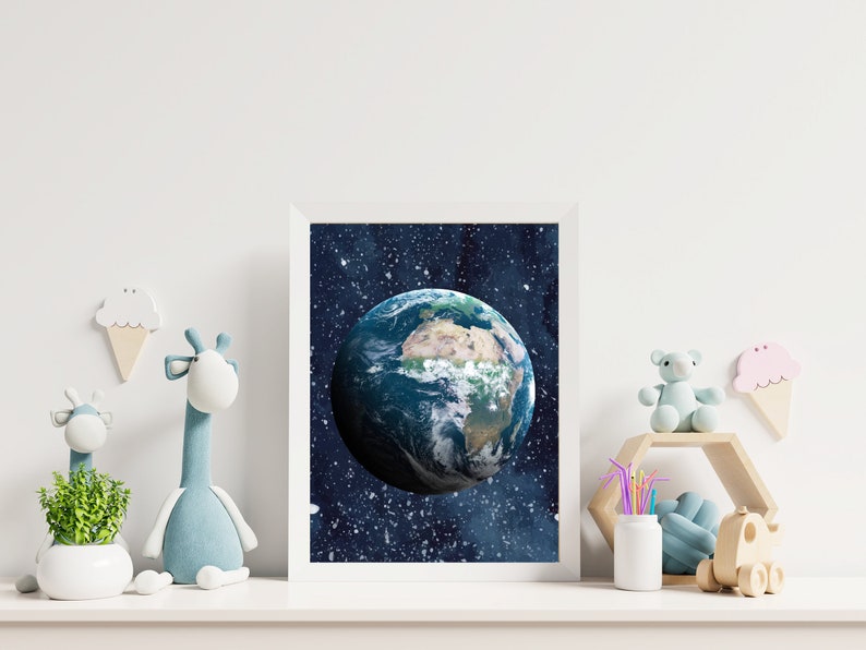 Printable Planets Wall Art Set Digital Download Art Prints - Etsy