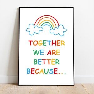 Classroom Printable Wall Art Digital Download Classroom - Etsy