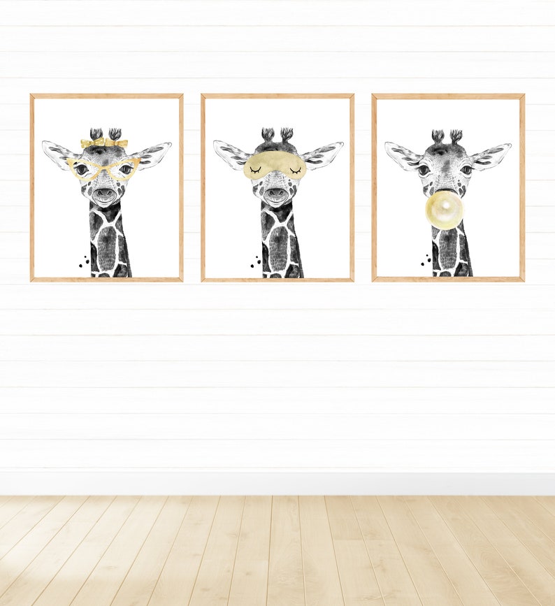 Giraffe Wall Art Digital Download Printable Wall Art - Etsy
