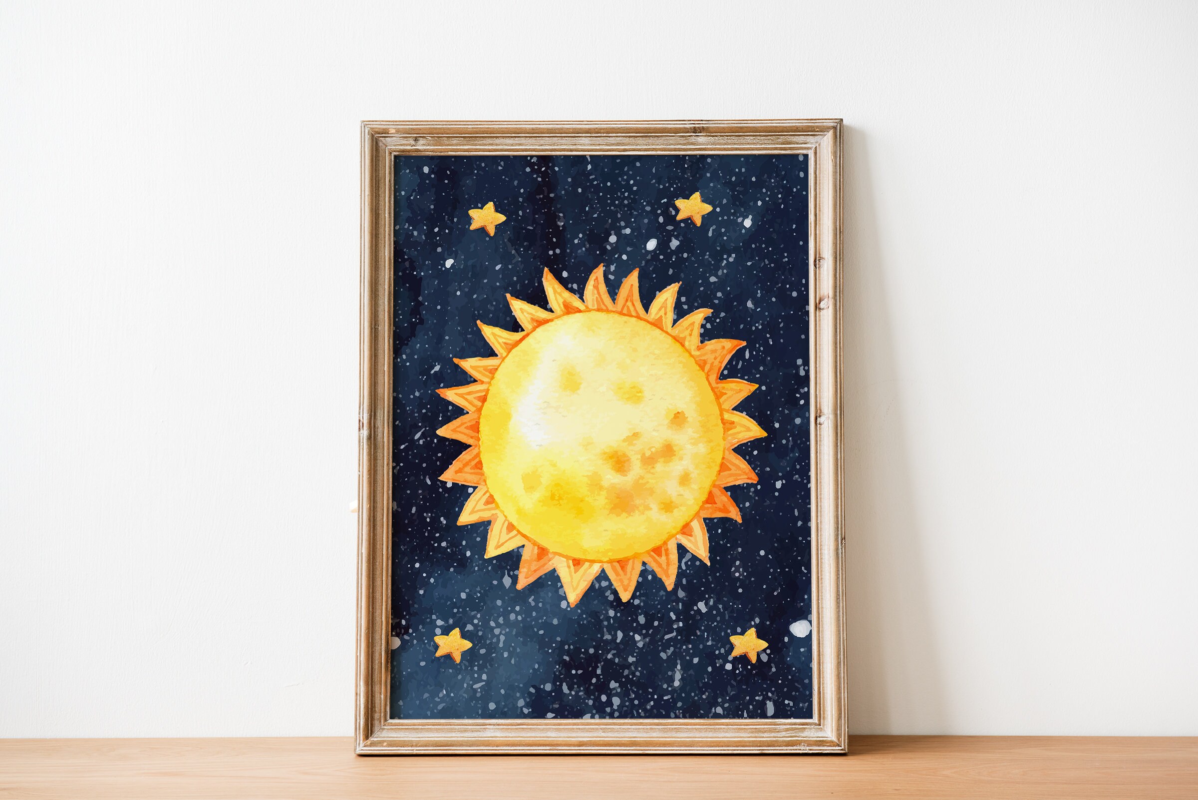 Outer Space Wall Art Printable Set Digital Download Etsy