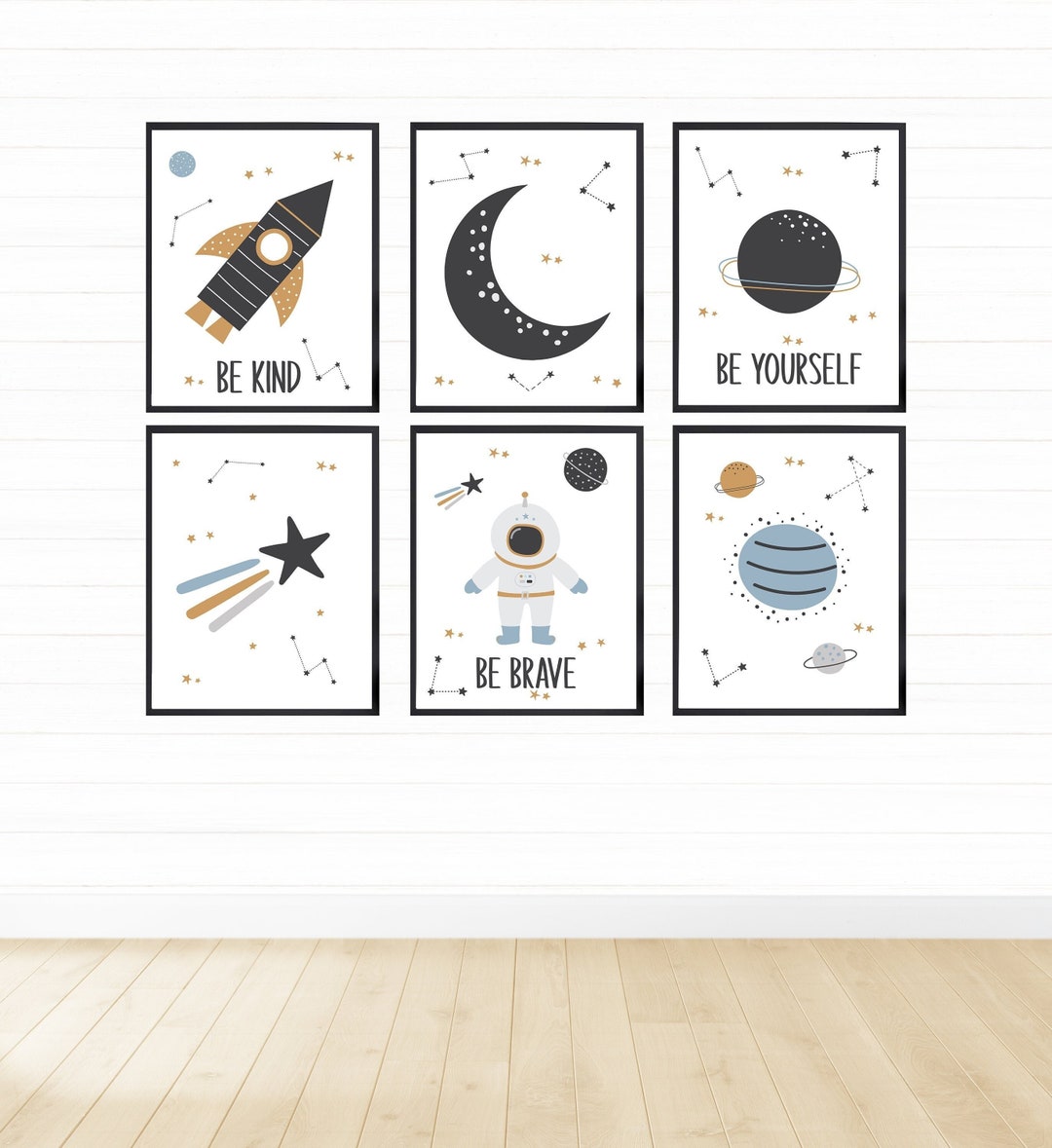 Outer Space Printable Wall Art, Digital Download Space Prints, Space ...