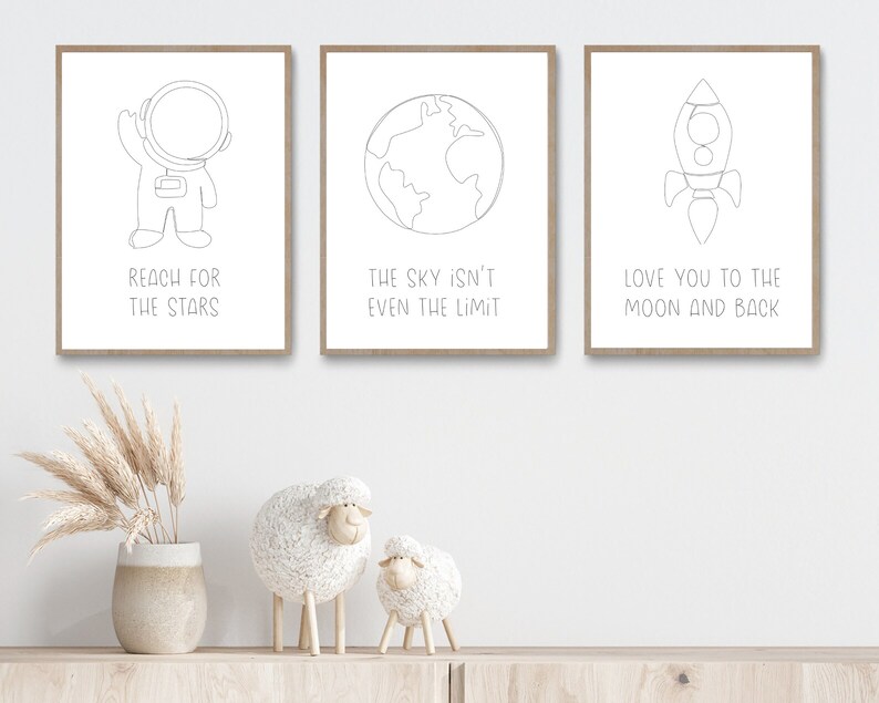 Outer Space Prints Printable Wall Art Digital Download - Etsy