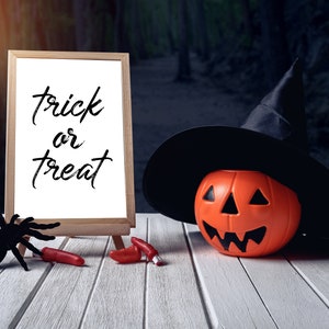 Halloween Decoration Printable Wall Art Digital Download - Etsy