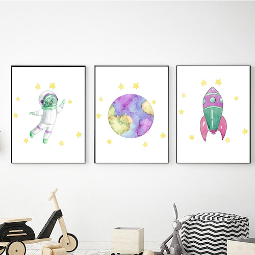 Outer Space Wall Art Digital Download Outer Space Decor Etsy