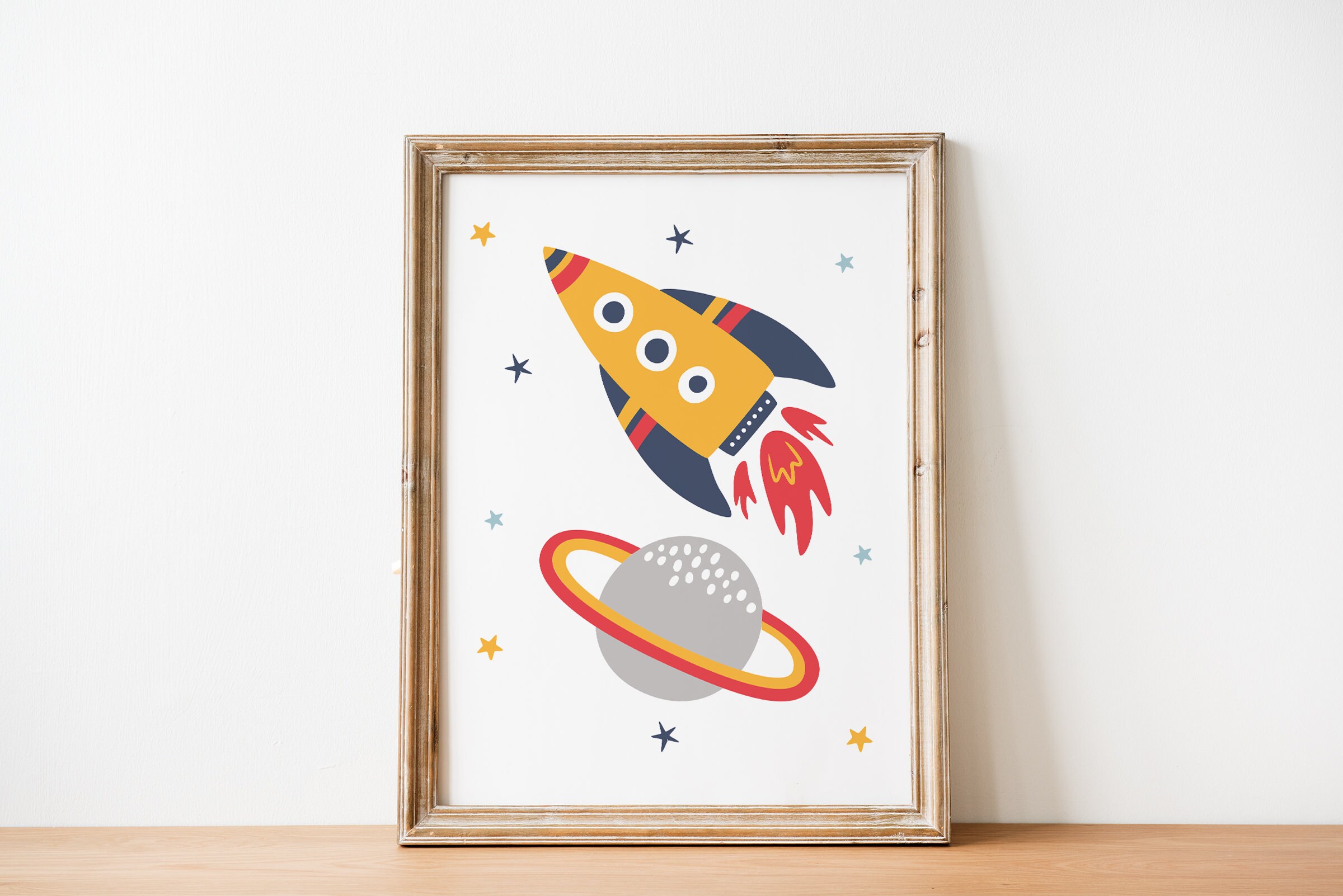 Set of 3 Outer Space Printable Wall Art Digital Download Etsy