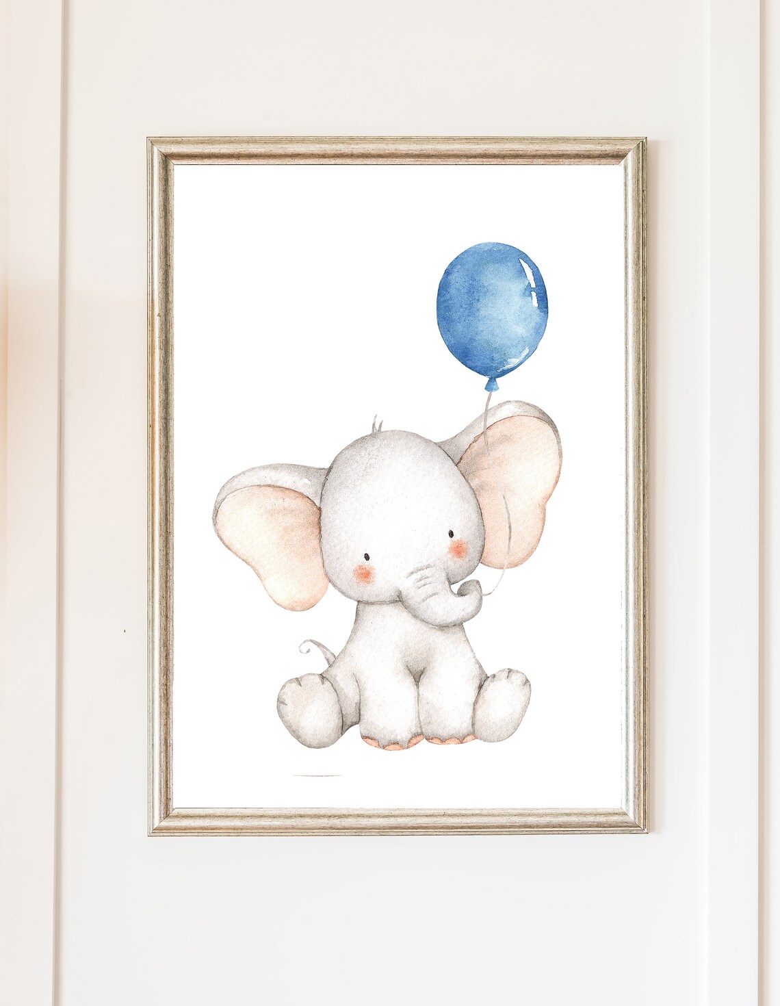 Elephant Printable Prints for Nursery Decor Digital Download Etsy
