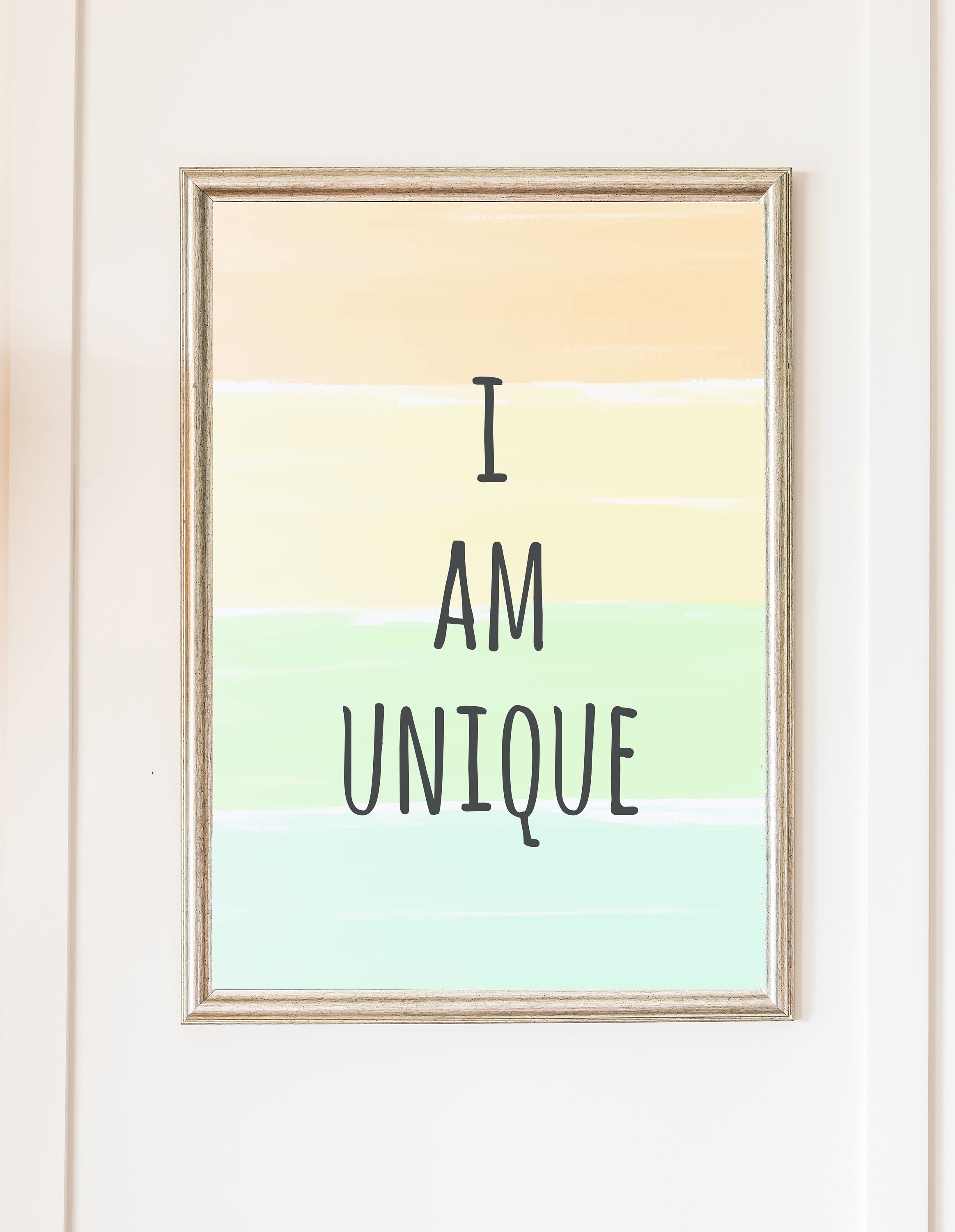 Affirmation Printable Wall Art for Kids Digital Download Etsy