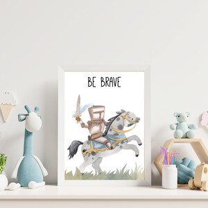 Printable Knights Wall Art, Digital Download, Printable Wall Art, Boy ...