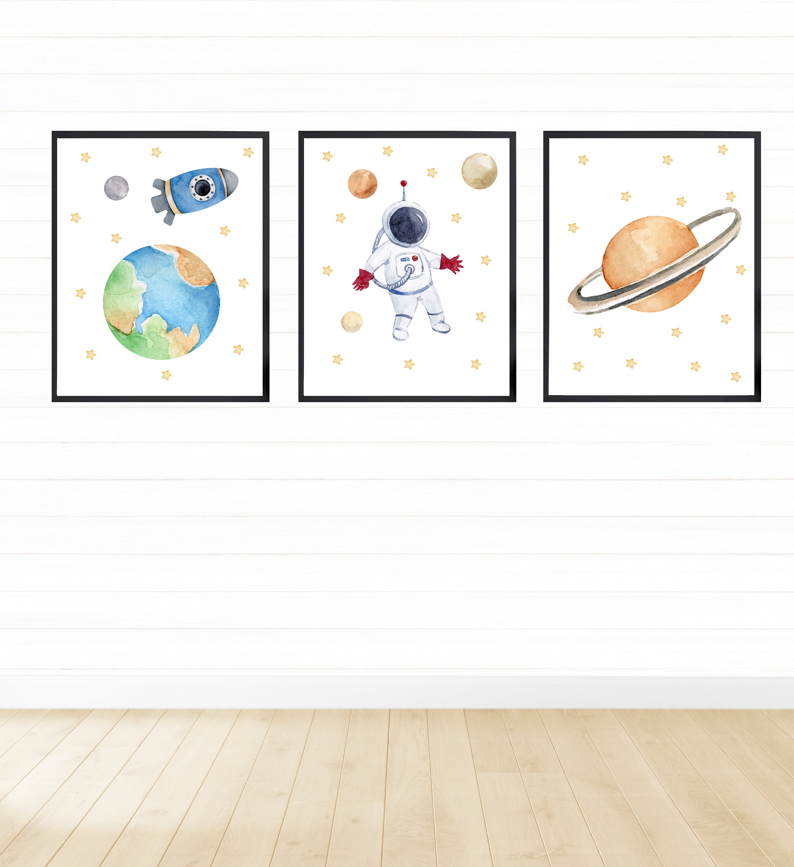 Printable Space Wall Art Digital Download Outer Space Decor Etsy