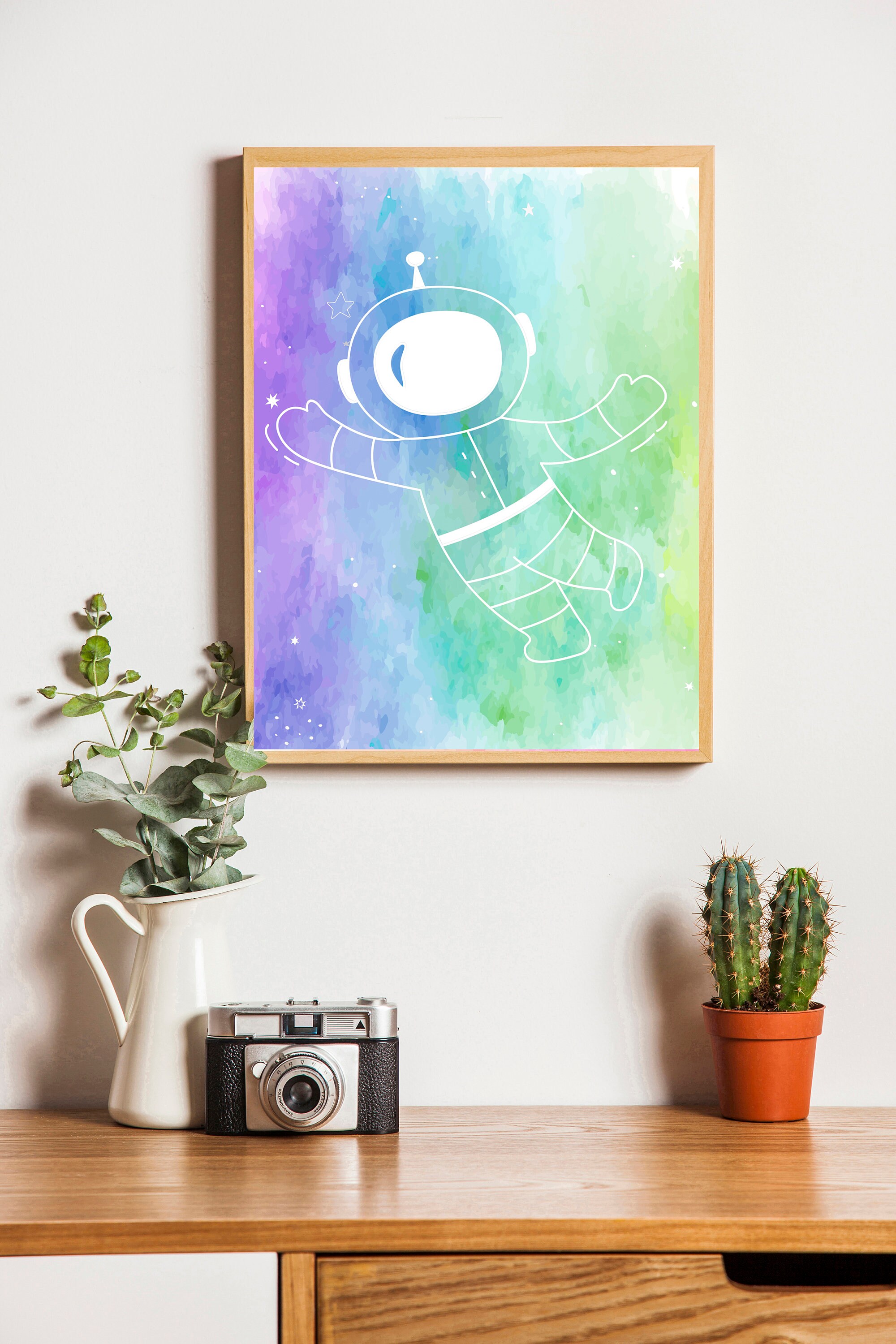 Outer Space Decor Digital Download Printable Wall Art Space | Etsy