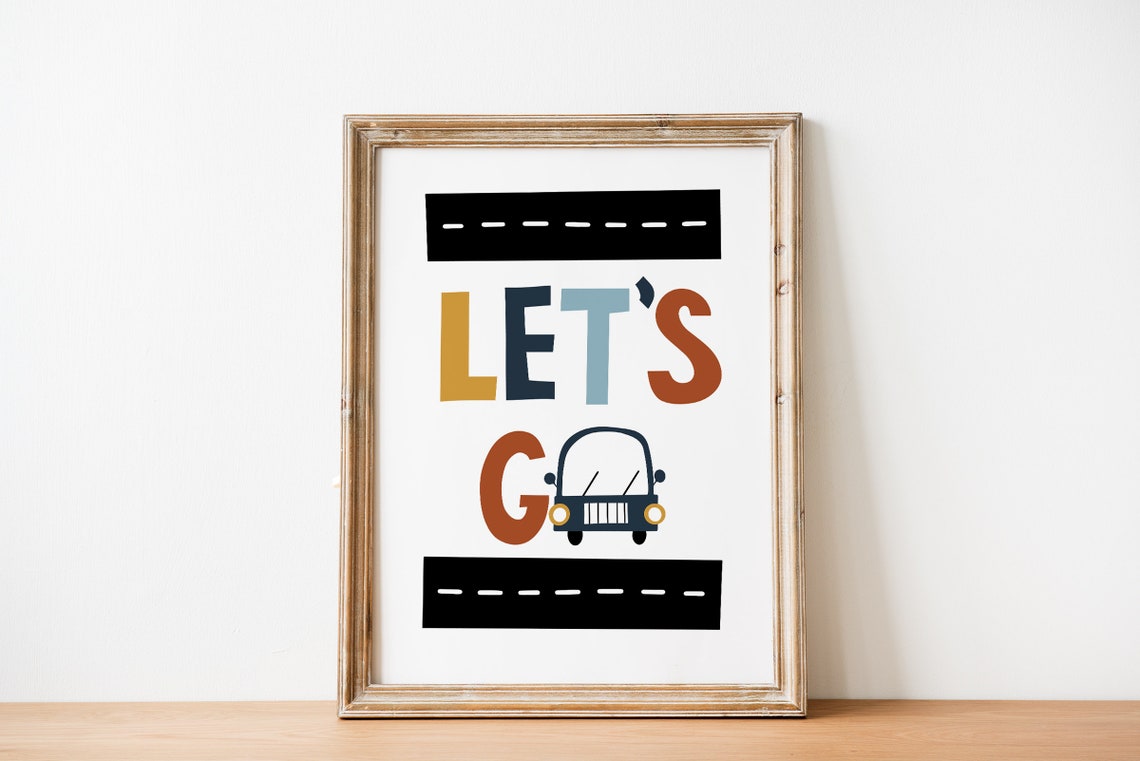 Printable Wall Art for Toddler Boy Bedroom Decor Digital Etsy