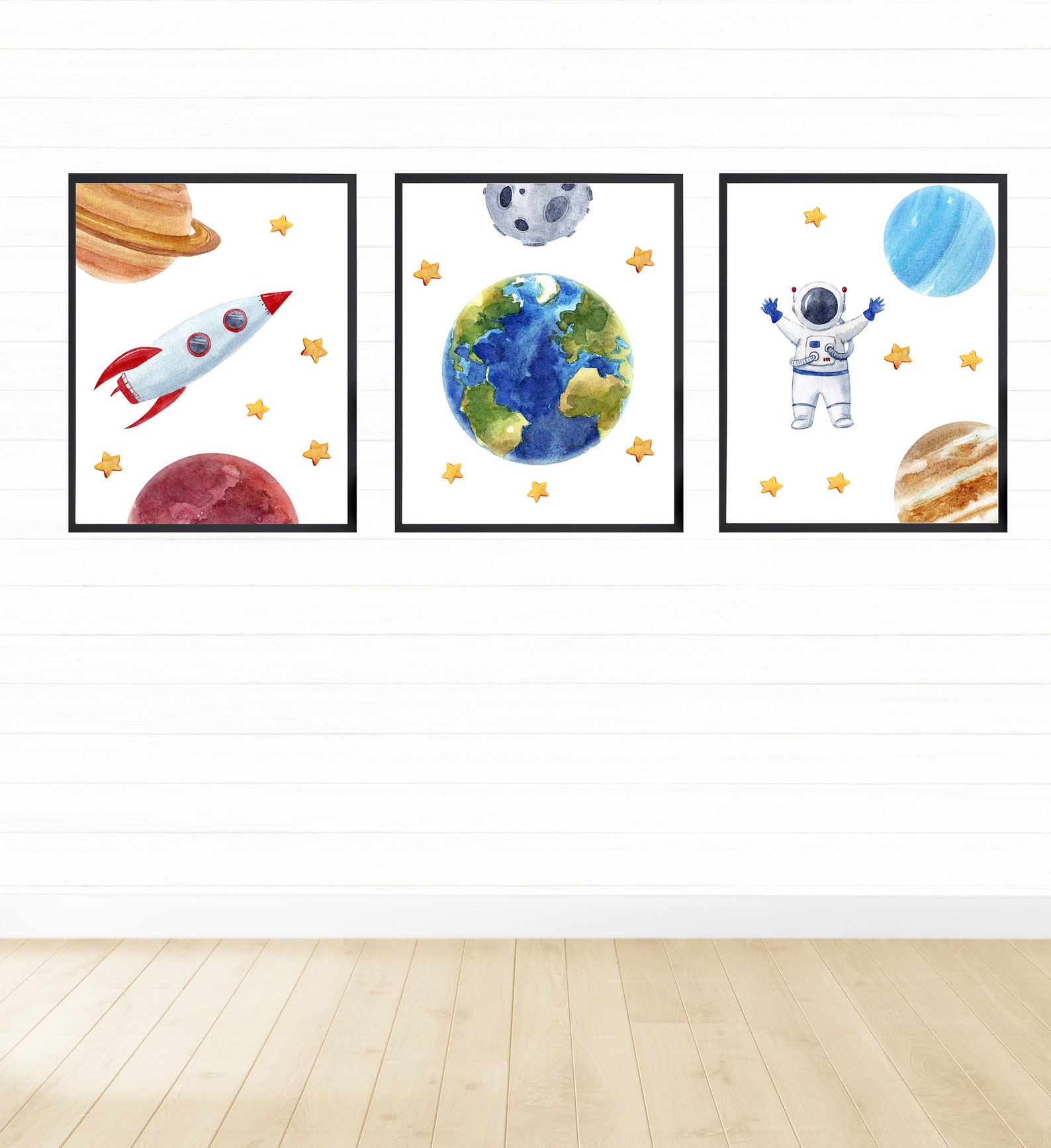 Outer Space Wall Art Digital Download Printable Wall Art Etsy