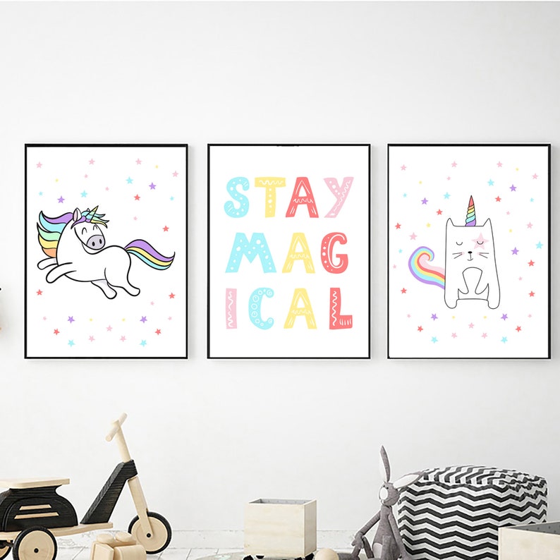 Girl Printable Wall Art Set for Bedroom Decor Digital - Etsy