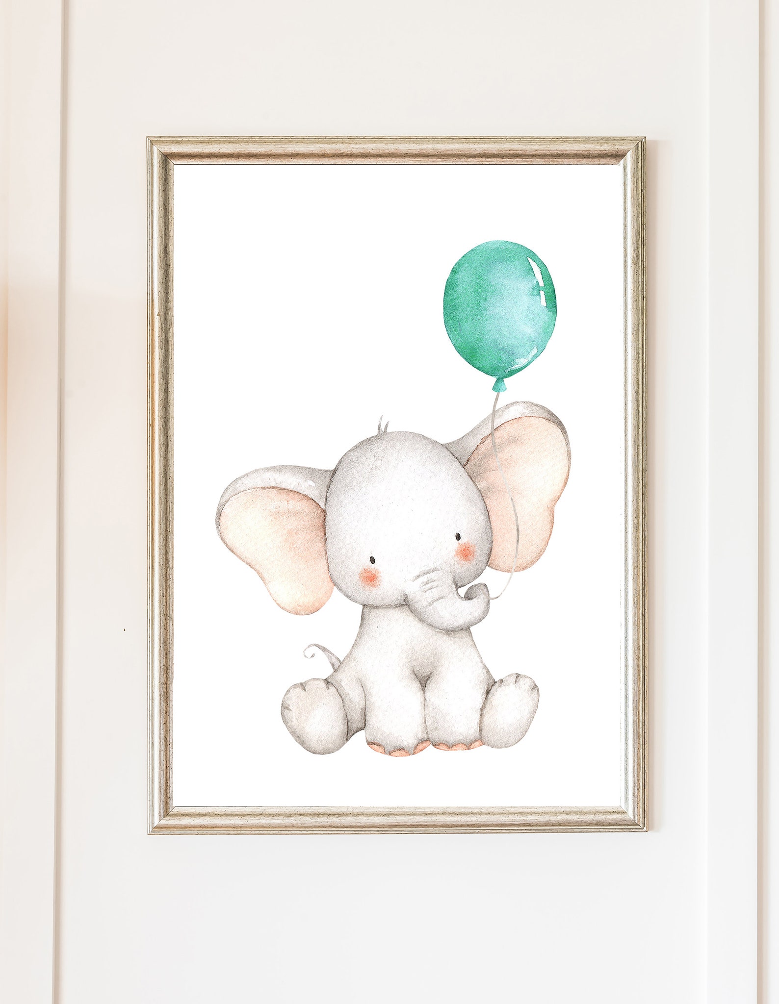 Elephant Printable Wall Art Decor Digital Download Elephant | Etsy