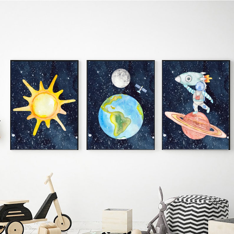 Outer Space Wall Decor
 Outer Space Wall Art Digital Download Art Prints Printable Etsy