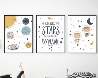 Space Printable Wall Art, Digital Download, Space Kids Posters, Outer Space Decor, Space Themed Nursery, Space Wall Art , Kids Room Decor