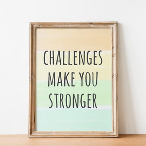 Motivational Printable Wall Art Set for Kids Digital - Etsy