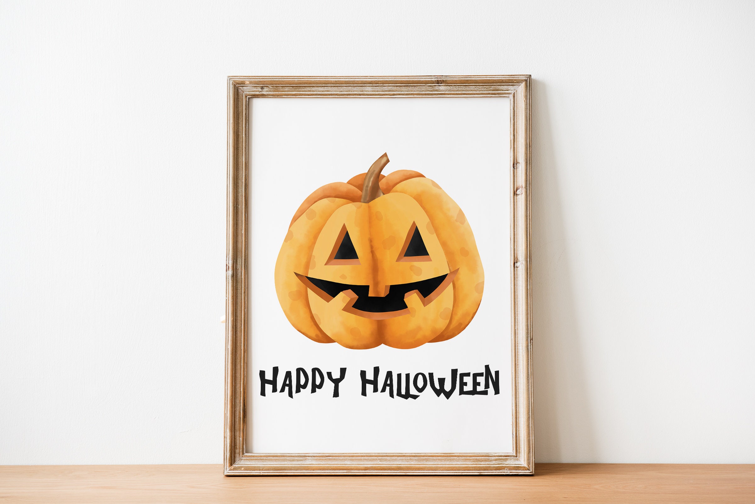 Halloween Wall Art Set Printable Wall Art Digital Download Etsy