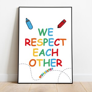 Classroom Printable Wall Art Digital Download Classroom - Etsy