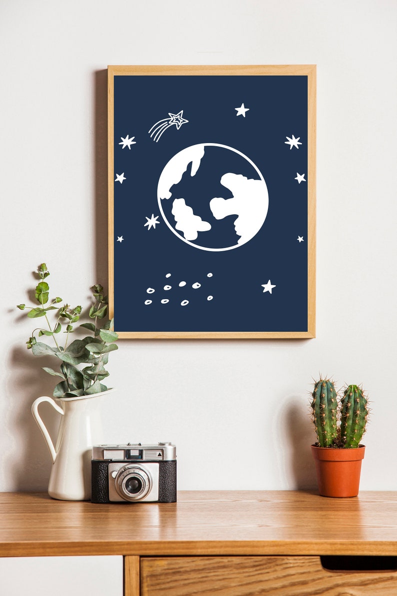 Outer Space Wall Art Digital Download Outer Space Decor | Etsy