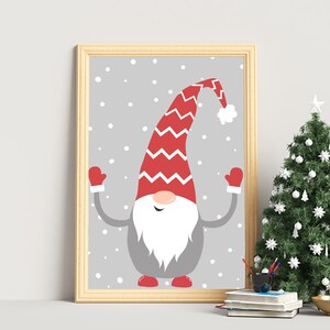 Scandinavian Gnomes Wall Art Printable Wall Art Digital - Etsy