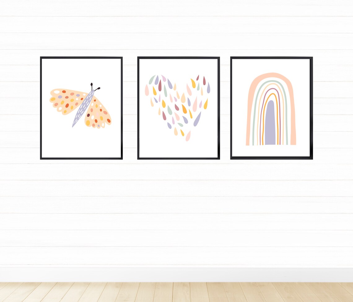 Girl Bedroom Wall Art Decor Digital Download Printable Wall Etsy