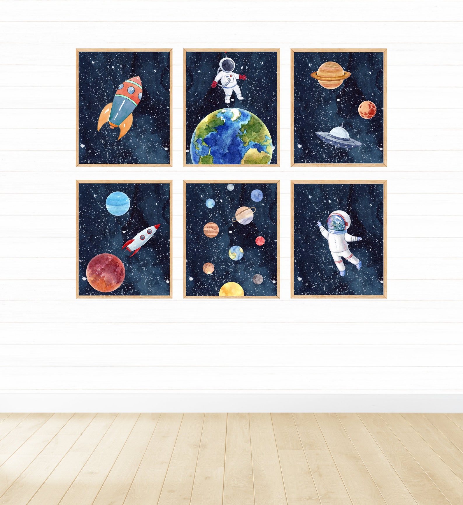 Space Printable Wall Art for Toddler Boy Bedroom Decor Etsy