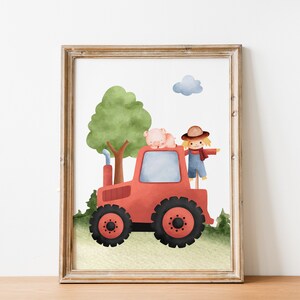Farm Animal Printable Wall Art Digital Download Farm Wall - Etsy
