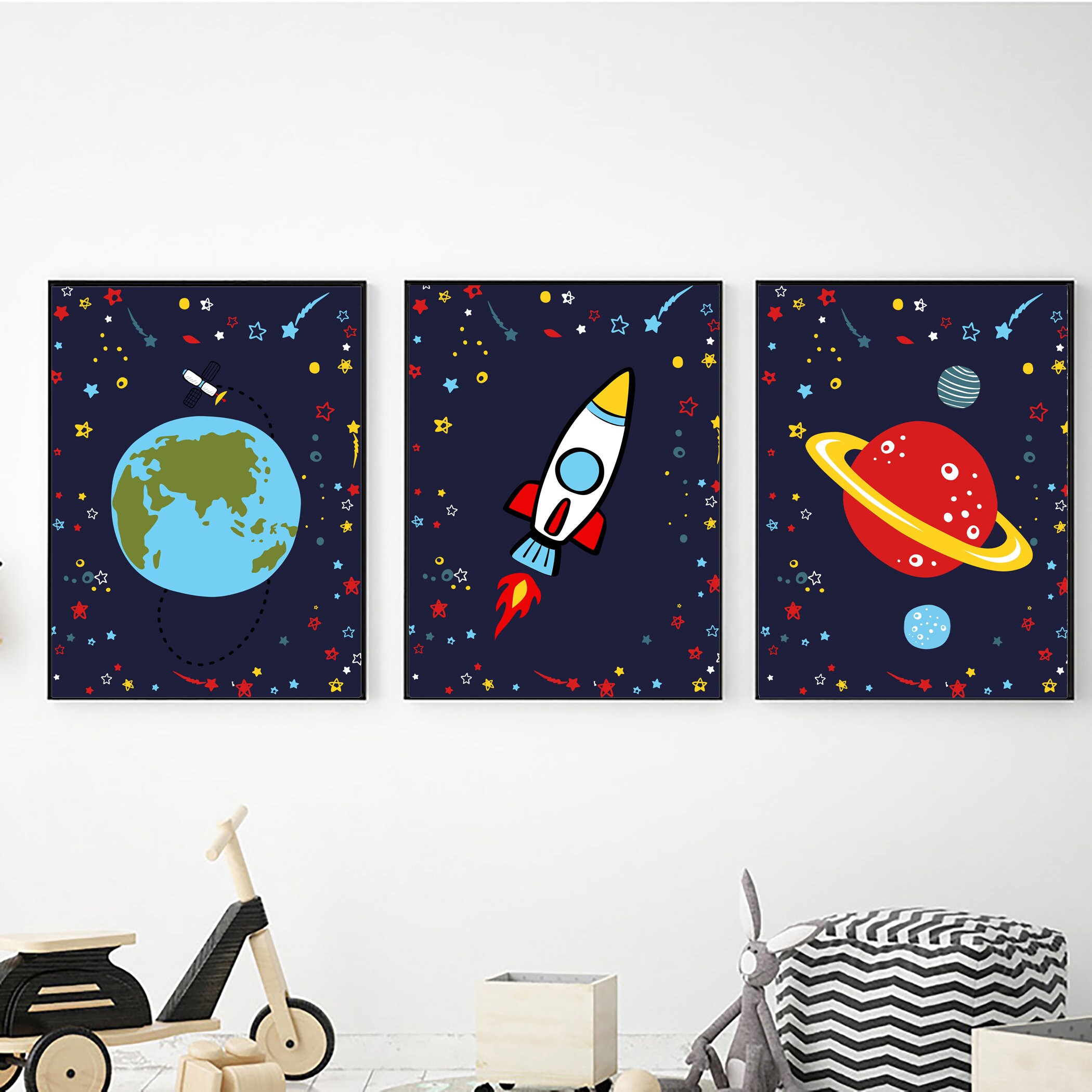Printable Outer Space Wall Art Digital Download Outer Space Etsy