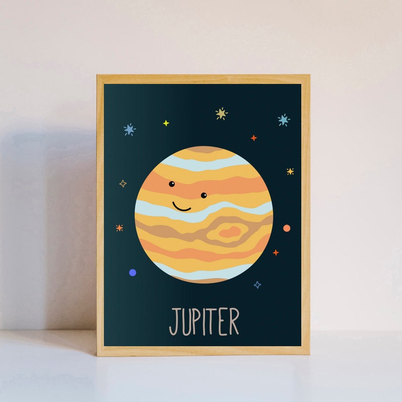 Solar System Wall Art Set Printable Wall Art Digital Etsy