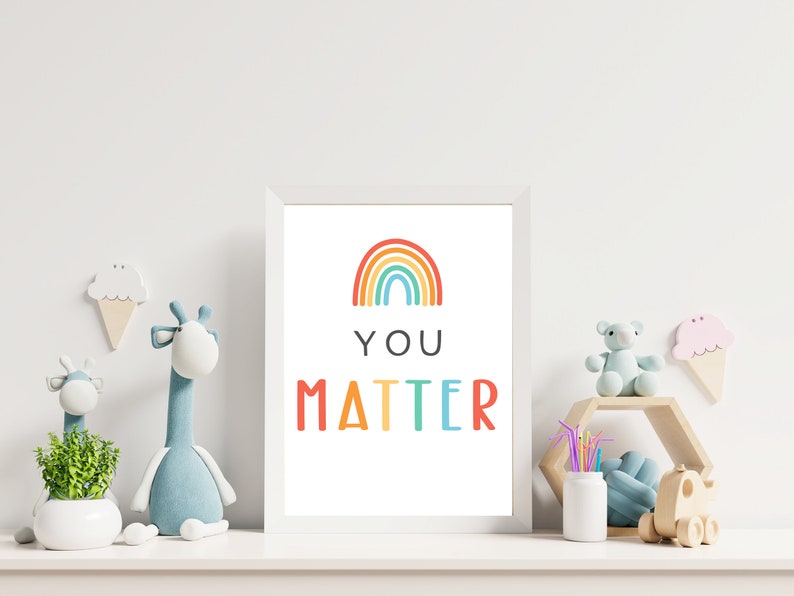 You Matter Print Printable Wall Art Digital Download - Etsy