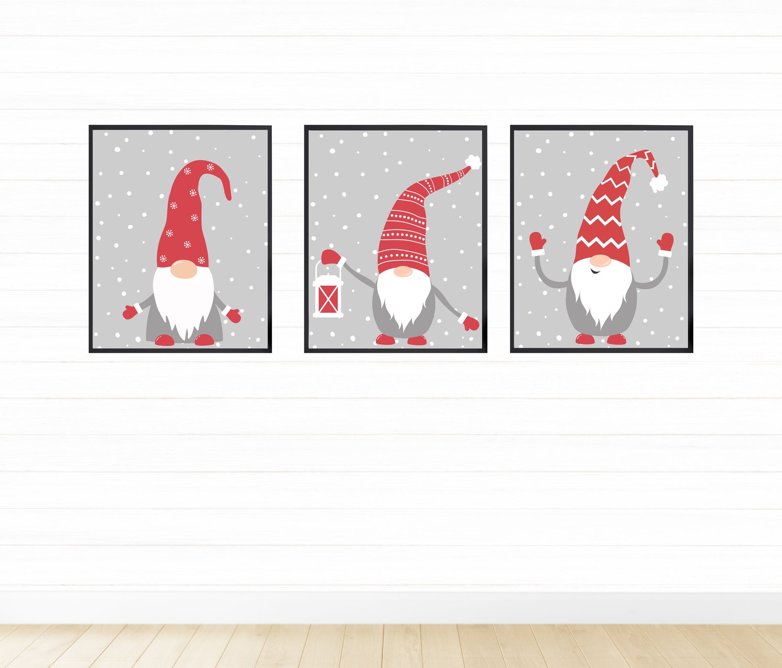 Scandinavian Gnomes Wall Art Printable Wall Art Digital - Etsy